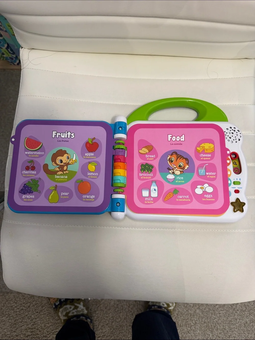 LeapFrog Learning Friends 100 Words Book - Blue & Green